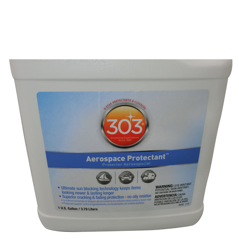 303 Aerospace Protectant Refill SPF40 3.79 Litres 1 Gallon Leather Fibreglass Plastics Rubber W30320