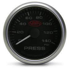 Saas 52mm 2 Inch Car Oil Pressure Gauge Black Face Multi Colour SG-OP52B