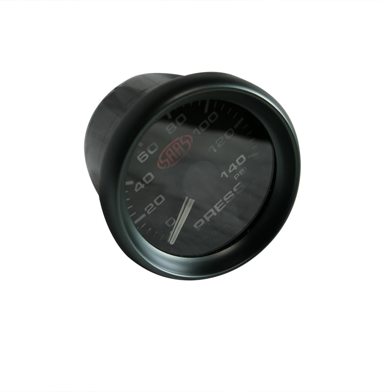 Saas 52mm 2 Inch Car Oil Pressure Gauge Black Face Multi Colour SG-OP52B